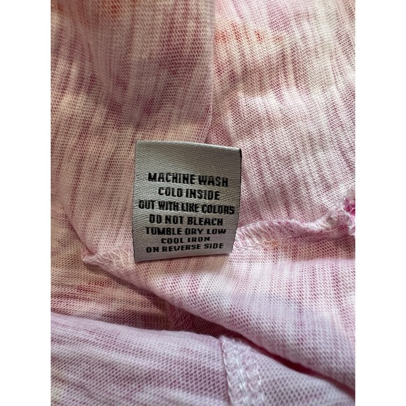 Escape By Habitat Clothes Hawaiian Print T Shirt Dress Pink Cotton Beach Vacay - Picture 6 of 7